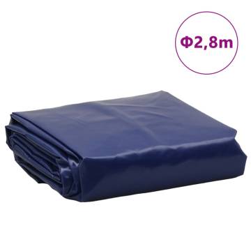 Tarpaulin Blue Ø 2.8 m 650 g/m²