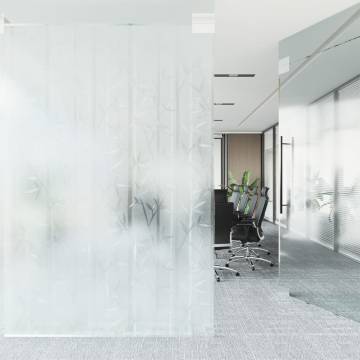 Window Film Frosted Bamboo Pattern 90x500 cm PVC