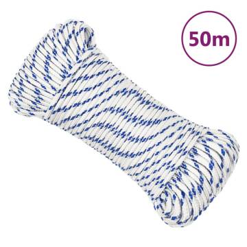 Boat Rope White 3 mm 50 m Polypropylene