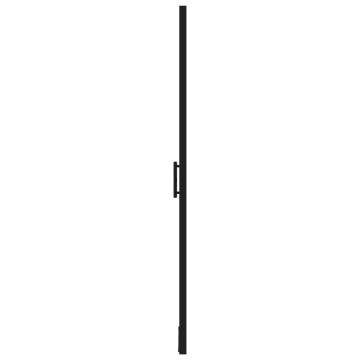 Shower Doors Tempered Glass 81x195 cm Black