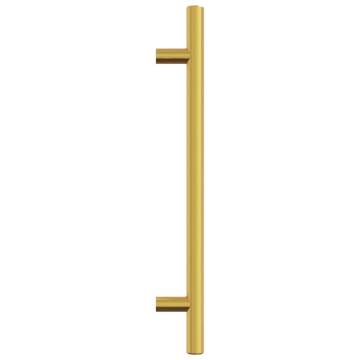 Cabinet Handles 10 pcs Gold 160 mm Stainless Steel