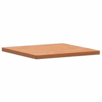 Table Top 80x80x4 cm Square Solid Wood Beech