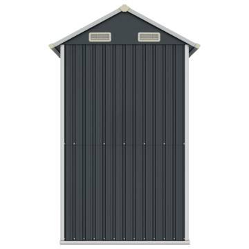 Garden Shed Anthracite 192x152.5x237 cm Galvanised Steel