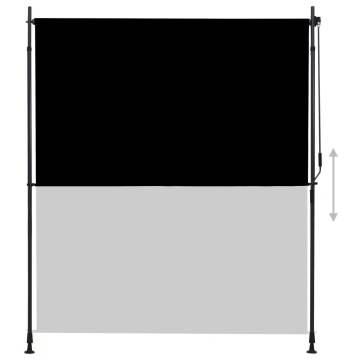 Outdoor Roller Blind 200x270 cm Anthracite