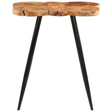 Log Bar Table 90x54x105 cm Solid Wood Acacia