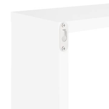 Wall Cube Shelves 4 pcs White 30x15x30 cm