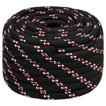 Boat Rope Black 20 mm 100 m Polypropylene