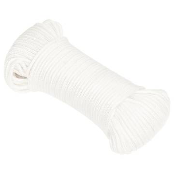 Boat Rope Full White 3 mm 50 m Polypropylene