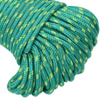 Boat Rope Green 4 mm 50 m Polypropylene