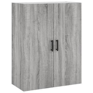 Wall Mounted Cabinets 2 pcs Grey Sonoma 69.5x34x90 cm