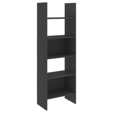 Book Cabinet Grey 60x35x180 cm Engineered Wood