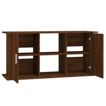 Aquarium Stand Brown Oak 121x41x58 cm Engineered Wood