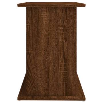 Aquarium Stand Brown Oak 121x41x58 cm Engineered Wood