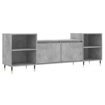 TV Cabinet Concrete Grey 160x35x55 cm Engineered Wood