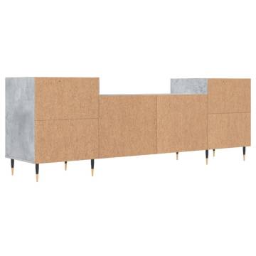 TV Cabinet Concrete Grey 160x35x55 cm Engineered Wood