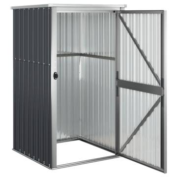 Garden Tool Shed Anthracite 88x89x161 cm Galvanised Steel