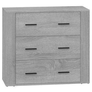 Sideboards 2 pcs Grey Sonoma Engineered Wood