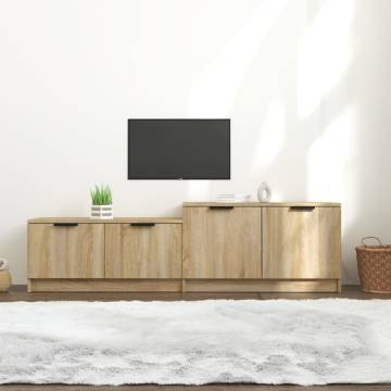 TV Cabinet Sonoma Oak 158.5x36x45 cm Engineered Wood