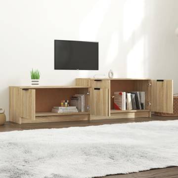 TV Cabinet Sonoma Oak 158.5x36x45 cm Engineered Wood