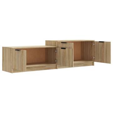 TV Cabinet Sonoma Oak 158.5x36x45 cm Engineered Wood