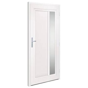 Front Door Anthracite 98x200 cm PVC