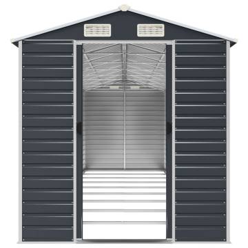 Garden Shed Anthracite 191x810x198 cm Galvanised Steel