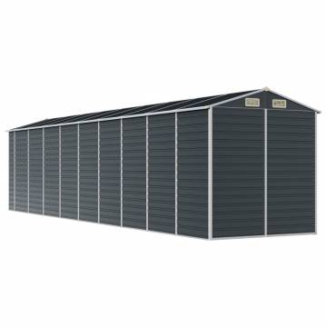 Garden Shed Anthracite 191x810x198 cm Galvanised Steel