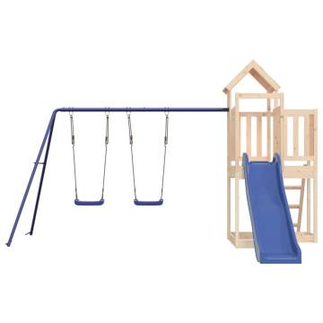 Outdoor Playset Solid Wood Pine