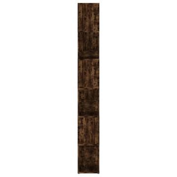 Book Cabinet/Room Divider Smoked Oak 100x24x188 cm