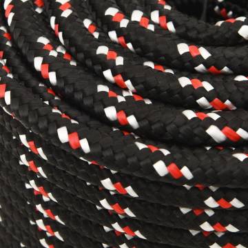 Boat Rope Black 14 mm 25 m Polypropylene