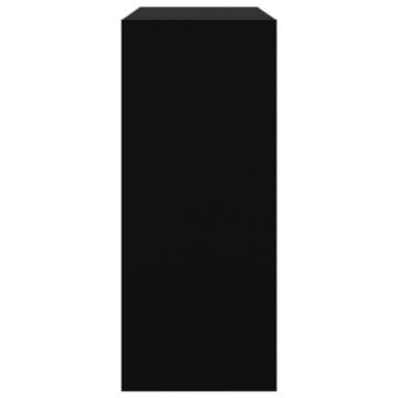 Book Cabinet/Room Divider Black 80x30x72 cm