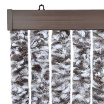 Insect Curtain Brown and Beige 56x200 cm Chenille