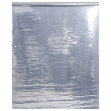 Solar Film Static Reflective Effect Silver 60x1000 cm PVC