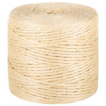 Rope 100% Sisal 4 mm 50 m