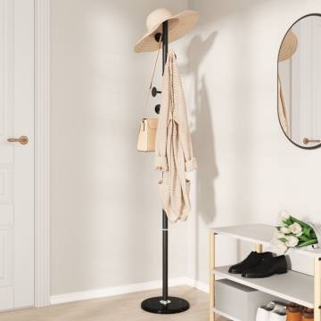 Coat Stand Black 176 cm Powder-coated Iron