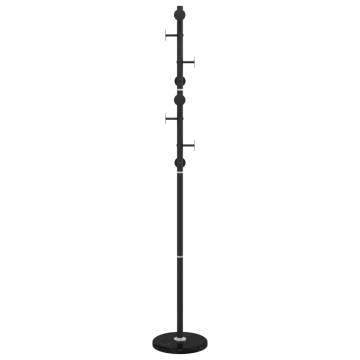 Coat Stand Black 176 cm Powder-coated Iron