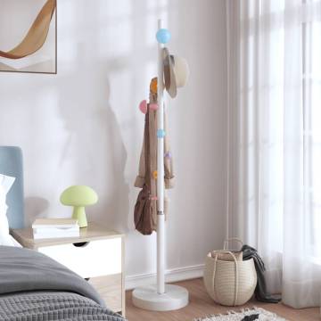 Coat Stand White 172 cm Powder-coated Iron