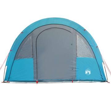 Camping Tent 4-Person Blue Waterproof