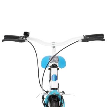 Kids Bike 24 inch Blue and White