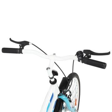 Kids Bike 24 inch Blue and White