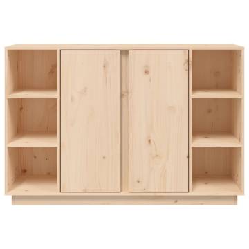 Sideboard 120x35x80 cm Solid Wood Pine