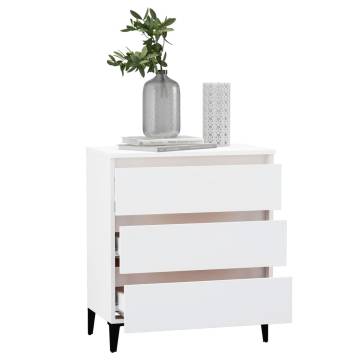 Sideboard White 60x35x69 cm Engineered Wood