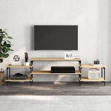 TV Cabinet Sonoma Oak 197x35x52 cm Engineered Wood