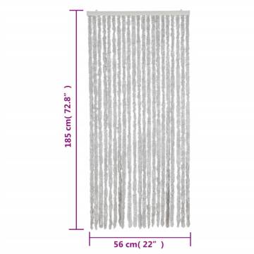 Fly Curtain Grey 56x185 cm Chenille