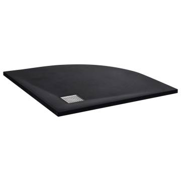 Shower Tray SMC Black 90x90 cm