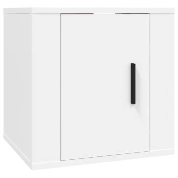 Wall Mounted TV Cabinet White 40x34,5x40 cm