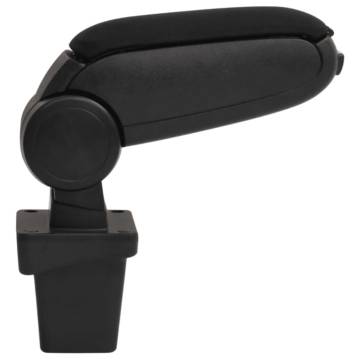 Car Armrest Black 14x33x(32-48.5) cm ABS