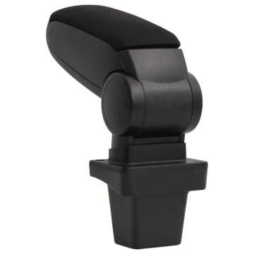 Car Armrest Black 14x33x(32-48.5) cm ABS