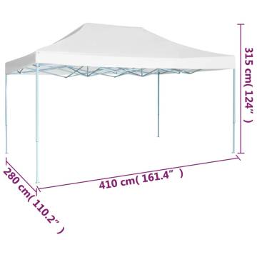 Professional Folding Party Tent 3x4 m Steel White