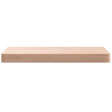 Table Top 50x50x4 cm Square Solid Wood Beech